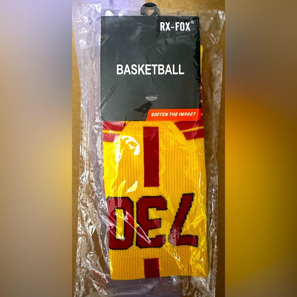 AssPizza 730 Carl’s Jr./Hardee’s Unisex OS Athletic Socks (Yellow/Red)